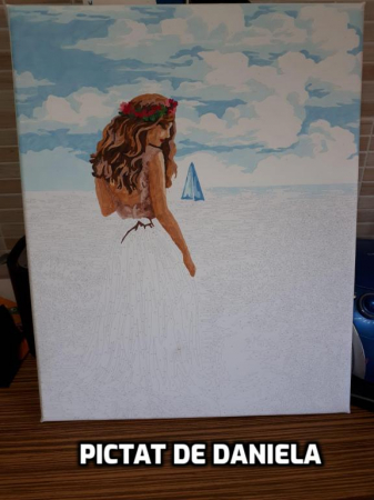 Set pictura pe numere, cu sasiu, Rataciri Indepartate 40x50 cm [1]