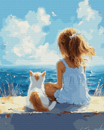 Dimensiune clasica 40x50cm - Set pictura pe numere, cu sasiu, Moment suspendat in timp, 40x50 cm