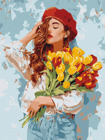 Picturi pe numere dimensiuni mici și medii – ușor de realizat, perfecte pentru orice spațiu - Set pictura pe numere, cu sasiu, Ritmul frumusetii, 30x40 cm