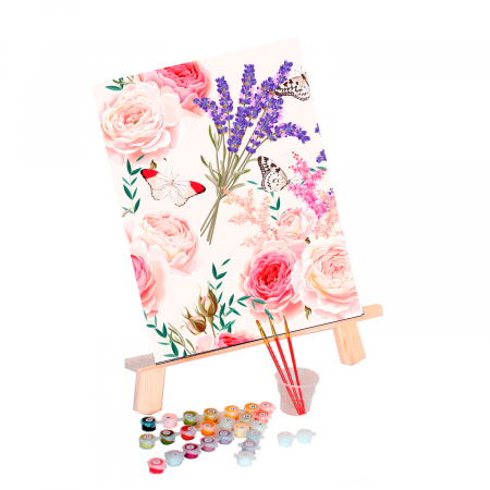 Pictura pe numere, cu sasiu, Spring Melody, 30x40 cm [0]