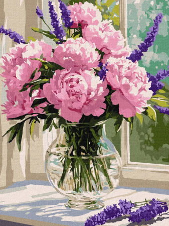 Picturi pe numere dimensiuni mici și medii – ușor de realizat, perfecte pentru orice spațiu - Set pictura pe numere, cu sasiu, Tandrete in tonuri pastel, 30x40 cm
