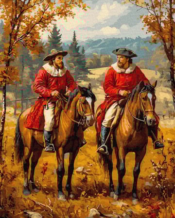 Dimensiune clasica 40x50cm - Set pictura pe numere, cu sasiu, Sub cerul nobil, 40x50 cm