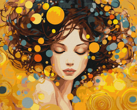 Dimensiune clasica 40x50cm - Set pictura pe numere, cu sasiu, Imaginea elegantei, 40x50 cm