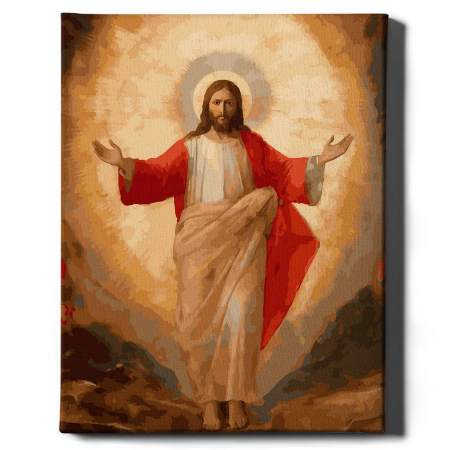 Set pictura pe numere, cu sasiu, Milostenia Domnului, 40x50 cm [1]