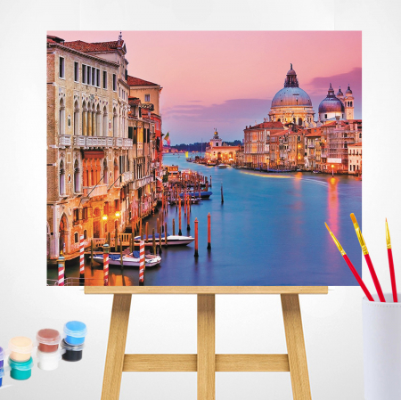Set pictura pe numere, cu sasiu, Venetia [1]