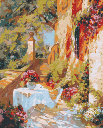 Dimensiune clasica 40x50cm - Set pictura pe numere, cu sasiu, Vis estival - Ira Volkova, 40x50 cm