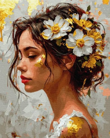 Picturi pe numere - Set pictura pe numere, cu sasiu, Putere ascunsa, 40x50 cm