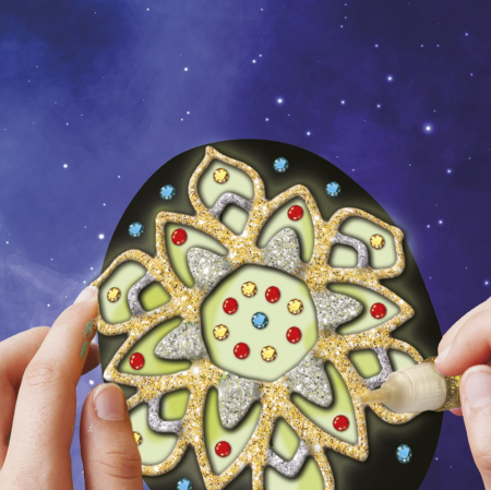 Set pictura pe pietre fosforescent, 4 buc [3]