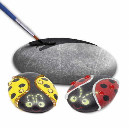 Set pictura pe pietre fosforescent, 4 buc [2]