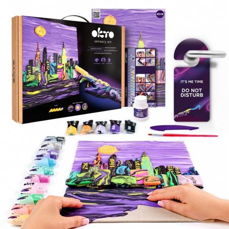 Set pictura senzoriala 3D cu argila usoara, New York, 30x40 cm [1]