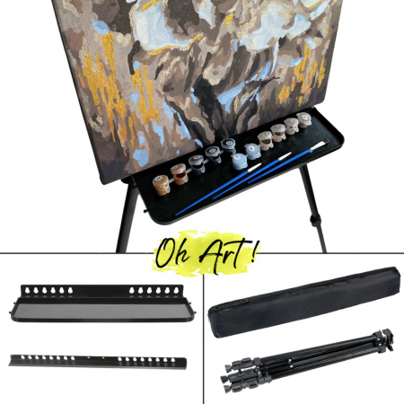 Sevalet aluminiu, ajustabil, 93-160 cm [4]