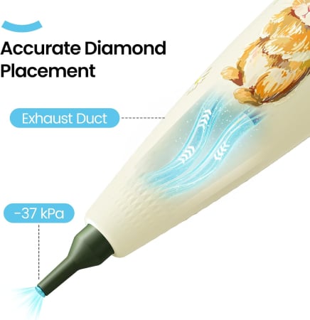 ACCESORII - Stilou electric, wireless, cu aspiratie, pentru goblenurile cu diamante