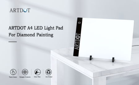 Tabla luminoasa cu suport pentru goblenurile cu diamante A4, 33.5Lx 23.5 cm [5]