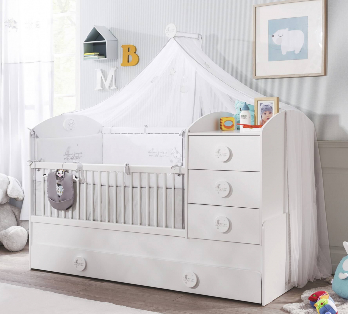 Baldachin pentru pat copii, colectia Cotton Baby [2]