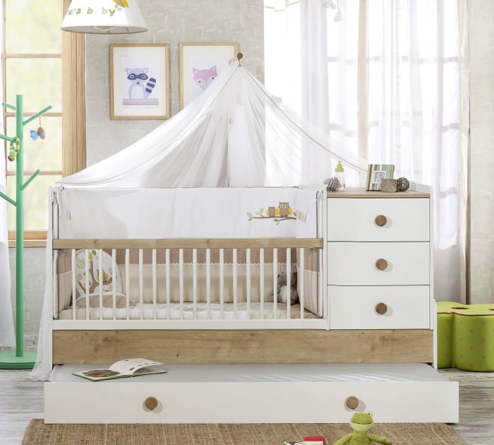 Baldachin pentru pat copii, colectia Natura Baby [4]