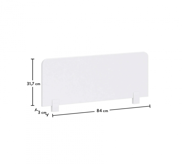 Bara protectie pat camera copii Colectia White [6]