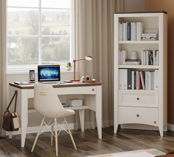 Biblioteca pentru camera fetelor Colectia Rustic White [3]