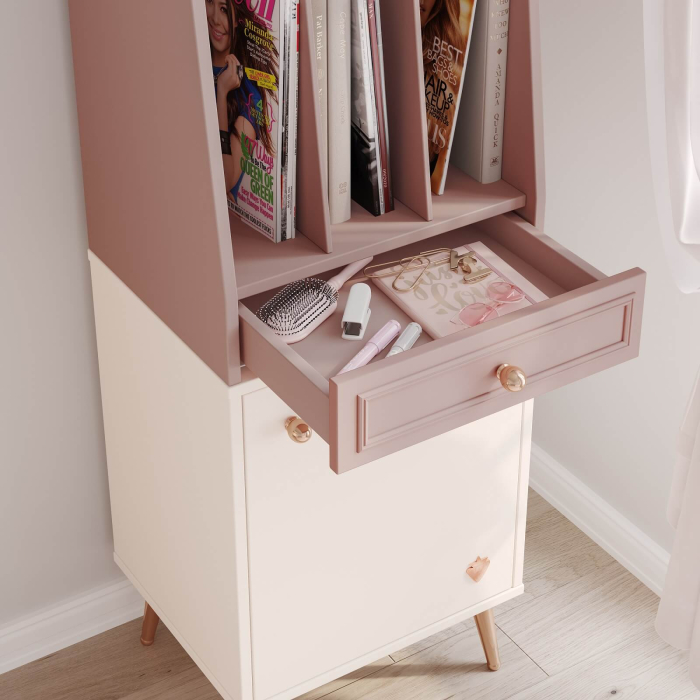 Biblioteca pentru camera copii,  44x186x36 cm, colectia Elegance [4]