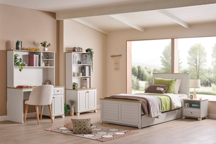 Bibliotecă pentru camera copiilor, colecția Nova – 72x44x159 cm [6]