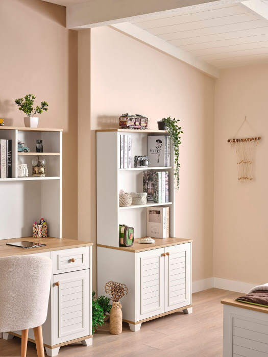 Bibliotecă pentru camera copiilor, colecția Nova – 72x44x159 cm [7]