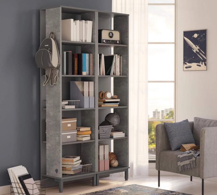 Biblioteca pentru carti, pentru copii  si adolescenti Colectia Space Gray [3]