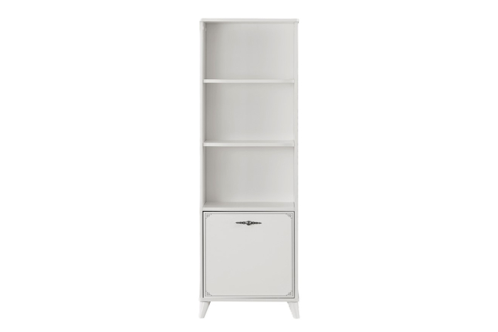 Bibliotecă Perla S pentru camera copii 55x40x162 cm – Rafturi practice pentru cărți și decor [2]