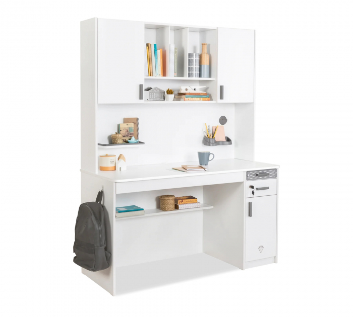 Biblioteca suspendata pentru copii si adolecenti Colectia White136x28x104 cm [2]