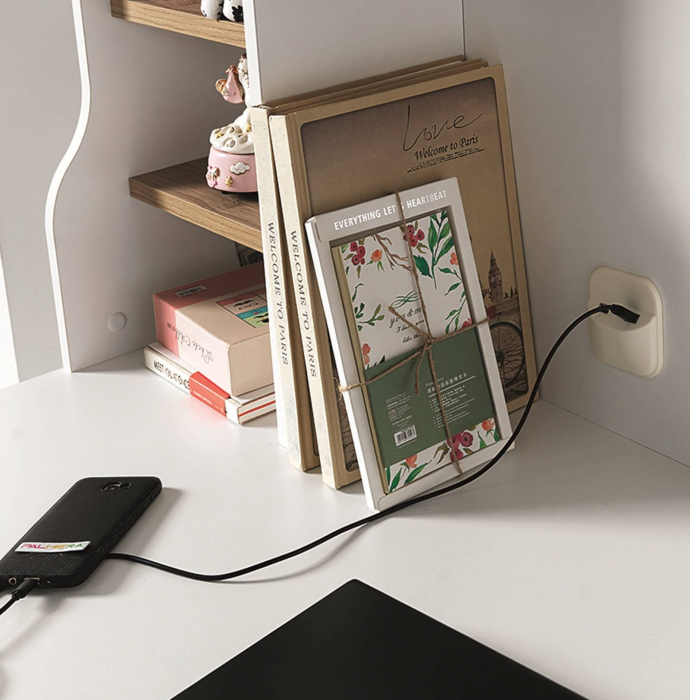 Birou de studiu cu unitate 120x138x60 cm pentru camera copiilor Colectia Luna [5]