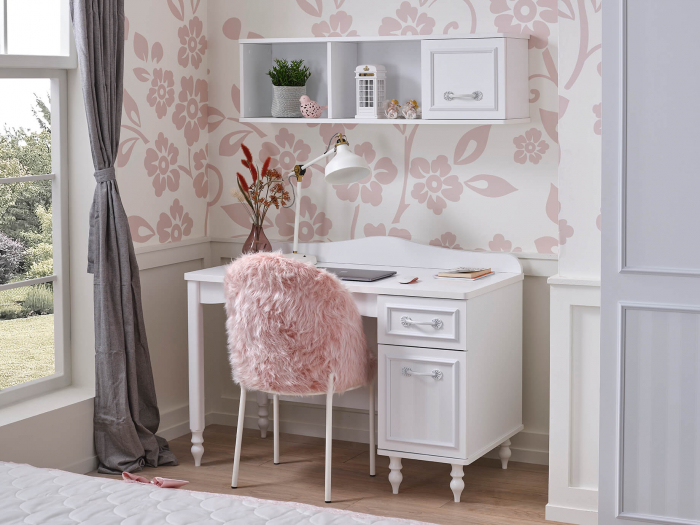 Birou Juliette pentru Camera Copiilor 120x65x89 cm – Eleganță Clasică și Funcționalitate [4]
