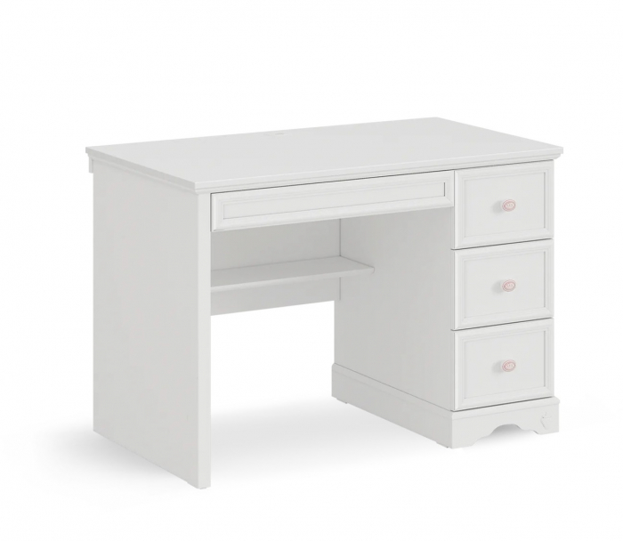 Set Studiu Complet Rustic White – Birou mic + Biblioteca + Unitate Superioara - Cilek [4]