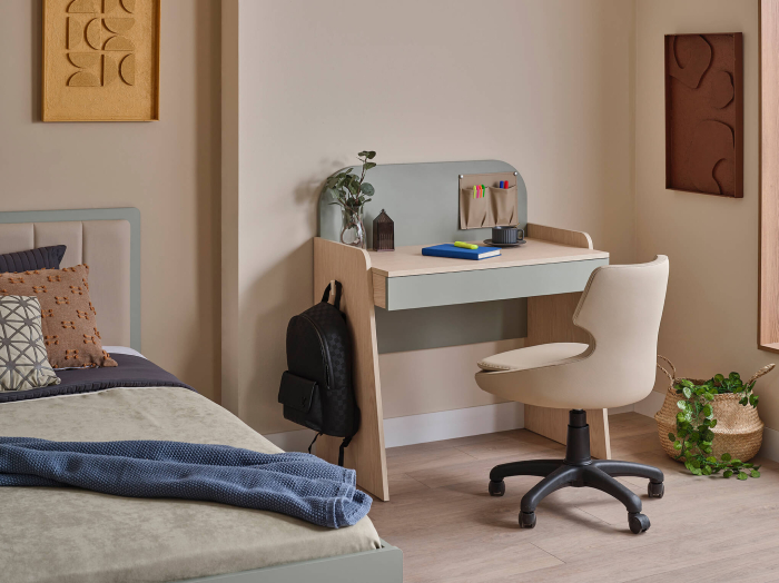 Birou modern pentru camera copii 90x55x105 cm, colectia Mono [4]