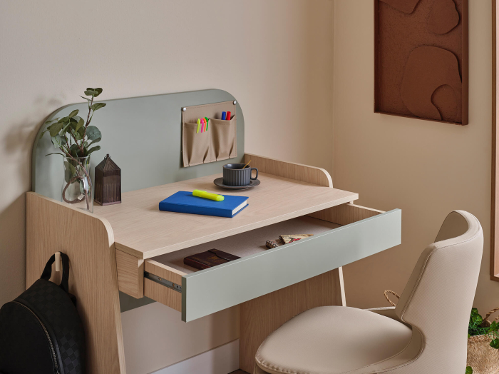 Birou modern pentru camera copii 90x55x105 cm, colectia Mono [6]