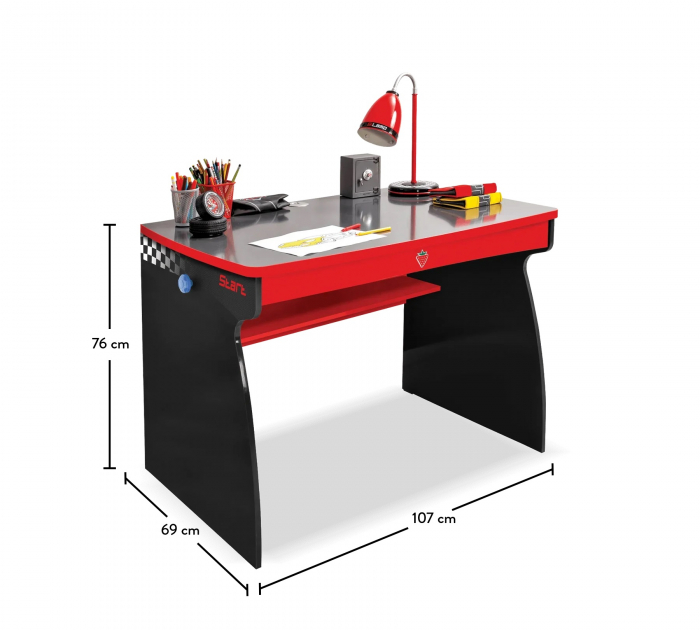 Birou pentru camera baieti, Colectia Champion Racer 107x68x76 cm [5]