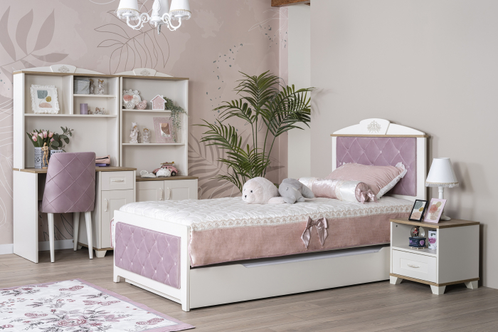 Birou mic pentru camera copiilor, 107x60x75 cm, Colecția Frezya – Design modern și funcționalitate inteligentă [6]