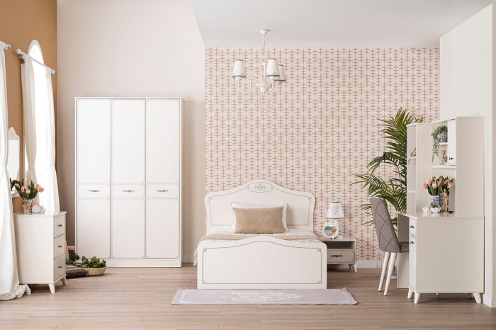 Set Studiu Modern Camera Fete - Birou, Unitate si Biblioteca [6]