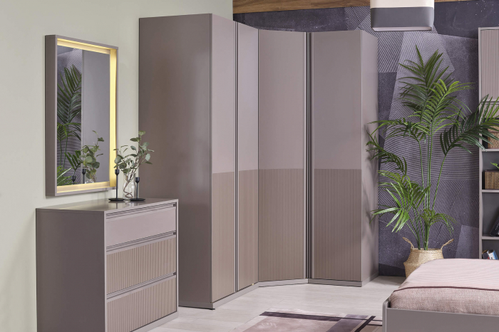 Cadru dulap 2 uși pentru copii – fără uși, compatibil cu PAL sau sticlă, design modular [5]