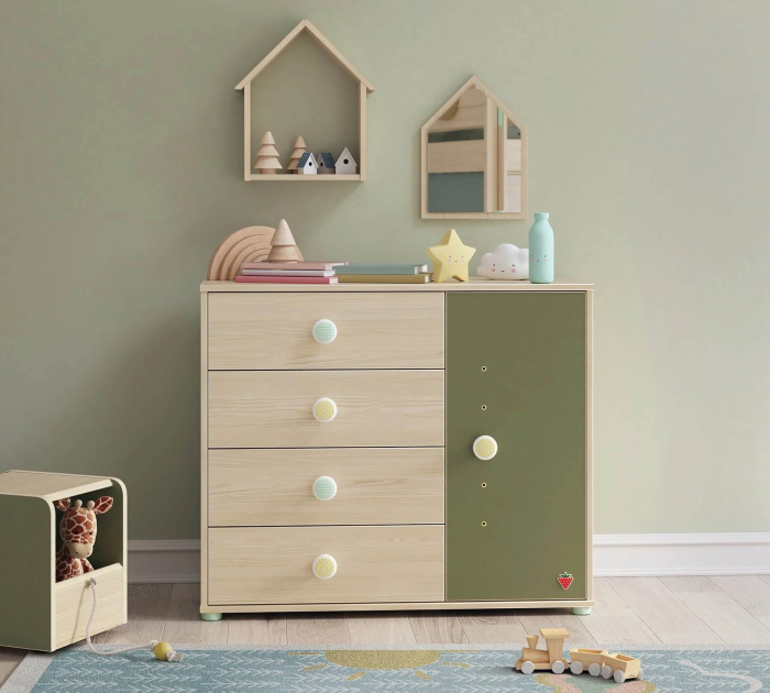 Comoda pentru camera copii, Colectia Montes Natural [2]