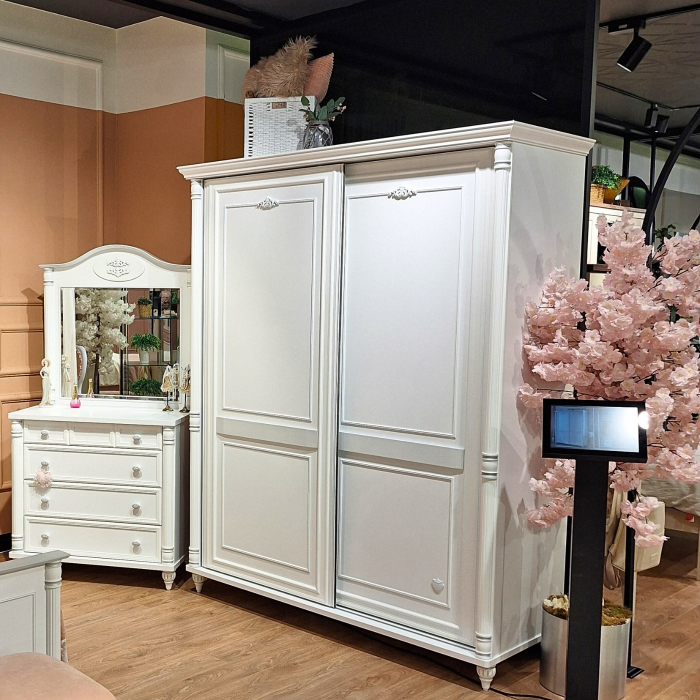 Comoda cu 4 sertare, pentru copii si tineret Colectia Romantic, 90x49x88 cm [6]