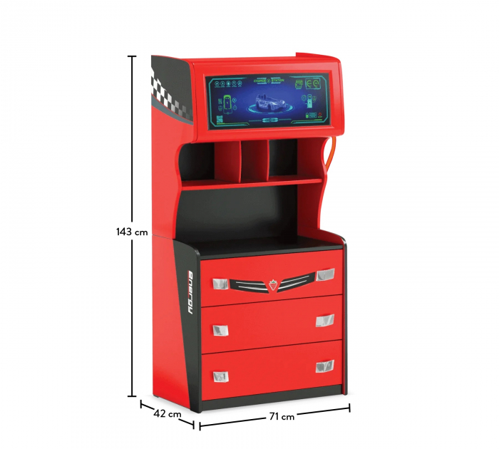 Comoda pentru camera baieti Colectia Champion Racer Energy [7]