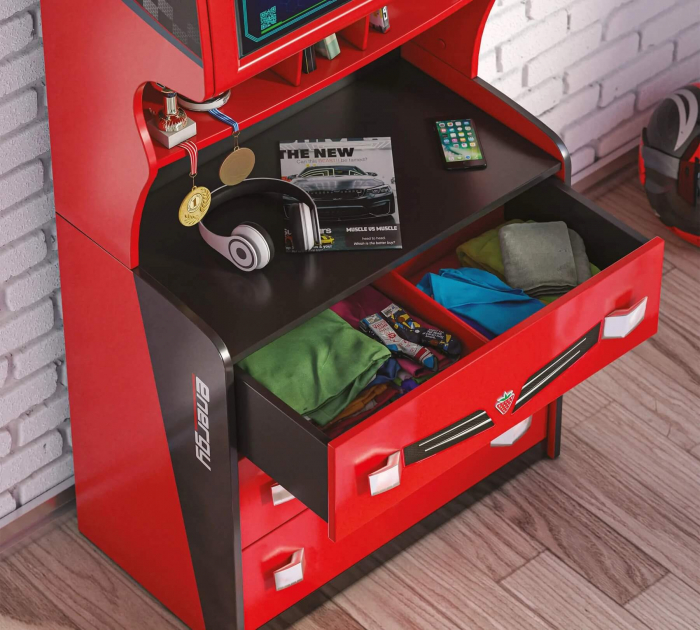 Comoda pentru camera baieti Colectia Champion Racer Energy [5]