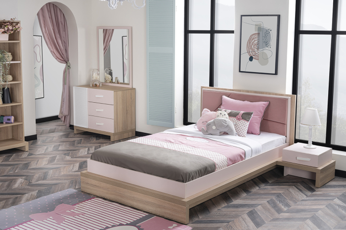 Comoda pentru camera fetelor, colectia Angel City, 88x48x82 cm [6]