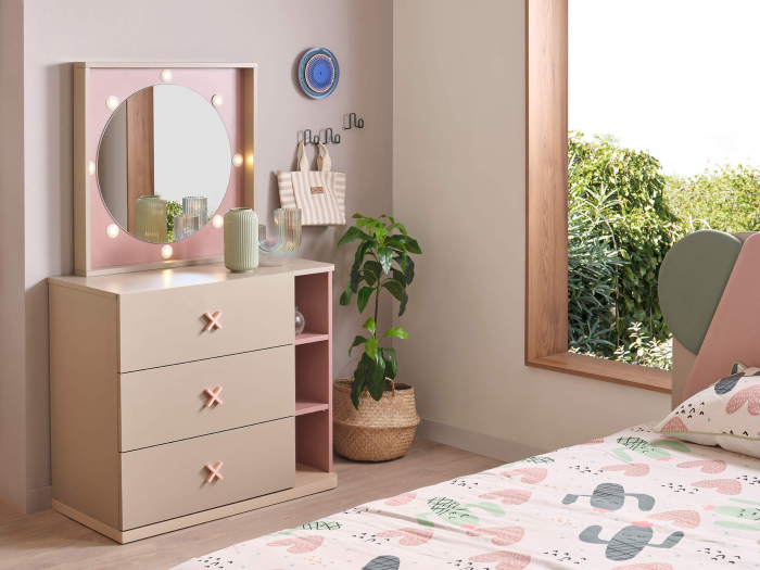 Comodă pentru copii cu 3 sertare – Design modern, colecția Nordic [4]