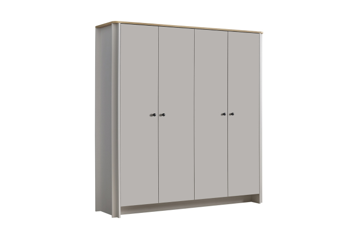 Dulap copii 4 uși Sirius – mobilier modern pentru camera copiilor, 180x57x200 cm [1]