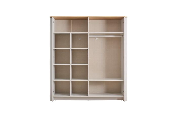 Dulap copii 4 uși Sirius – mobilier modern pentru camera copiilor, 180x57x200 cm [4]