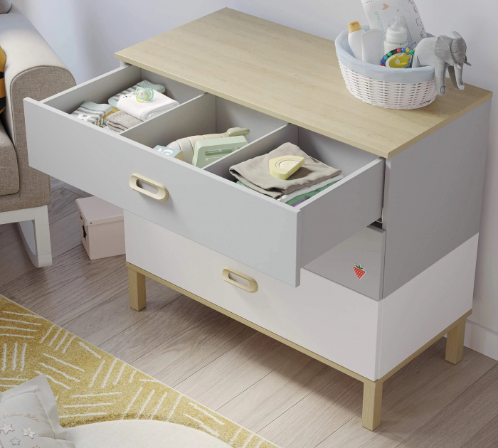Comoda cu 3 sertare pentru copii, Colectia Mino Baby 88x80x44cm - Cilek [3]