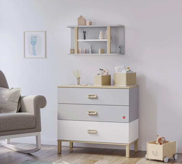 Comoda cu 3 sertare pentru copii, Colectia Mino Baby 88x80x44cm - Cilek [2]