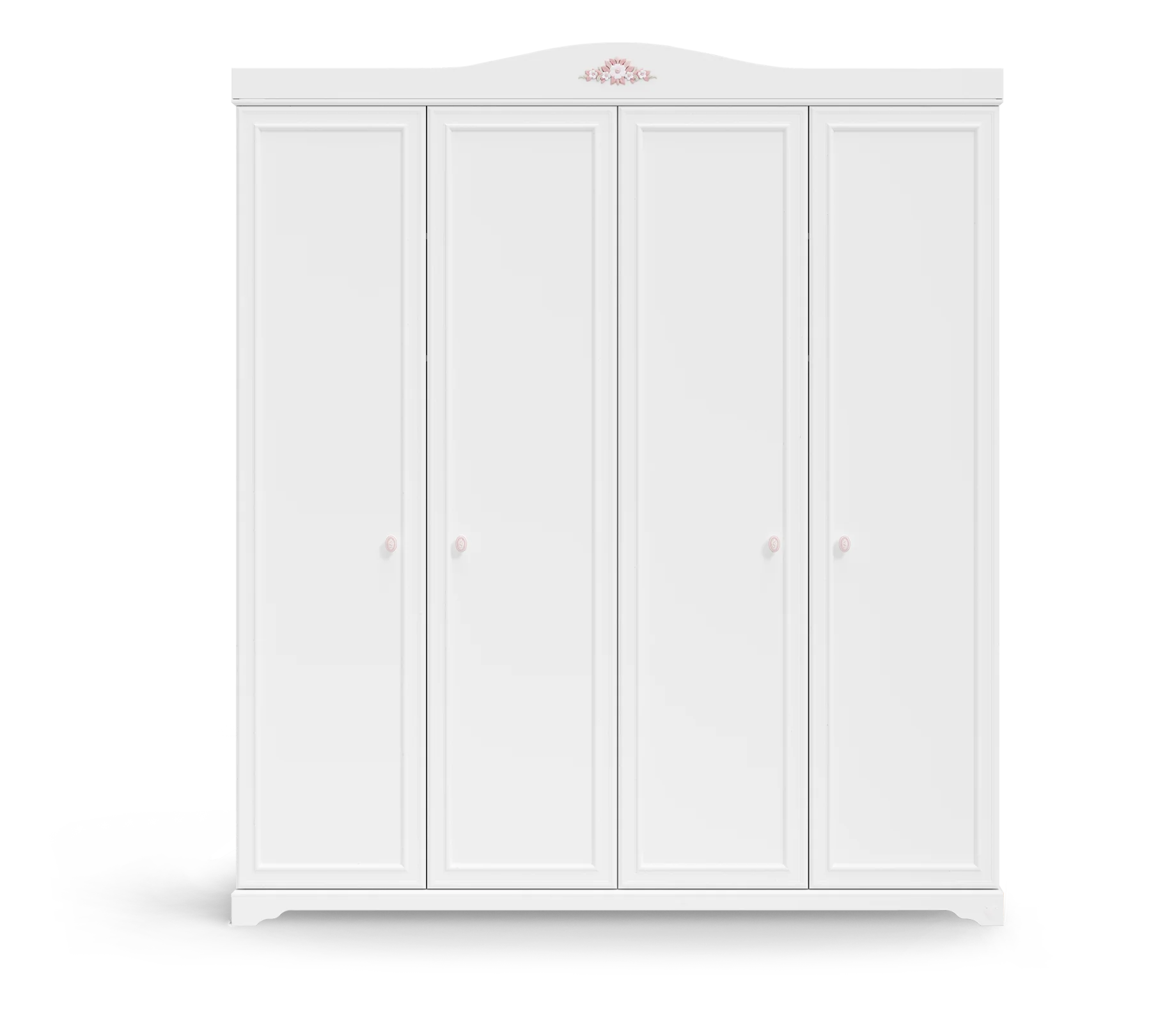 Dulap cu 4 usi pentru tineret, Colectia Rustic White [2]