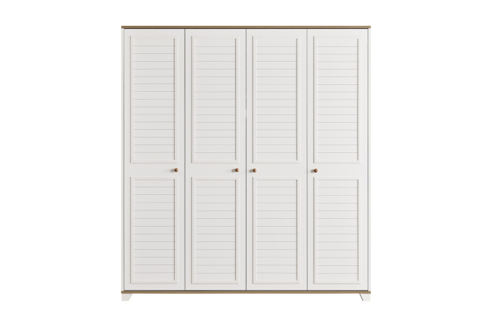 Dulap cu 4 uși pentru camera copiilor, colecția Nova – 179x62x198 cm [2]
