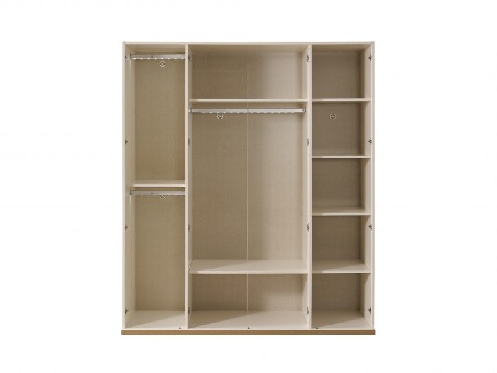 Dulap cu 4 usi si oglinda 177x59x204 cm, colecția Louis [2]