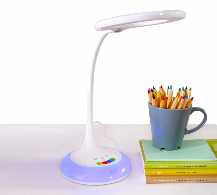 Lampa de birou pentru copii Rainbow White [3]